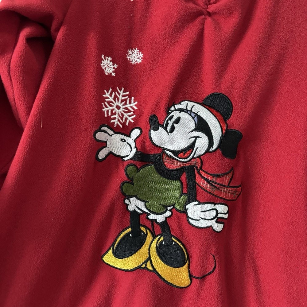 Vintage Disney Store Nightgown Pajama Dress Minnie‎ Mouse Christmas GIRL XS Y2K - Picture 9 of 13